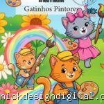 Gatinhos Pintores - Kit Digital