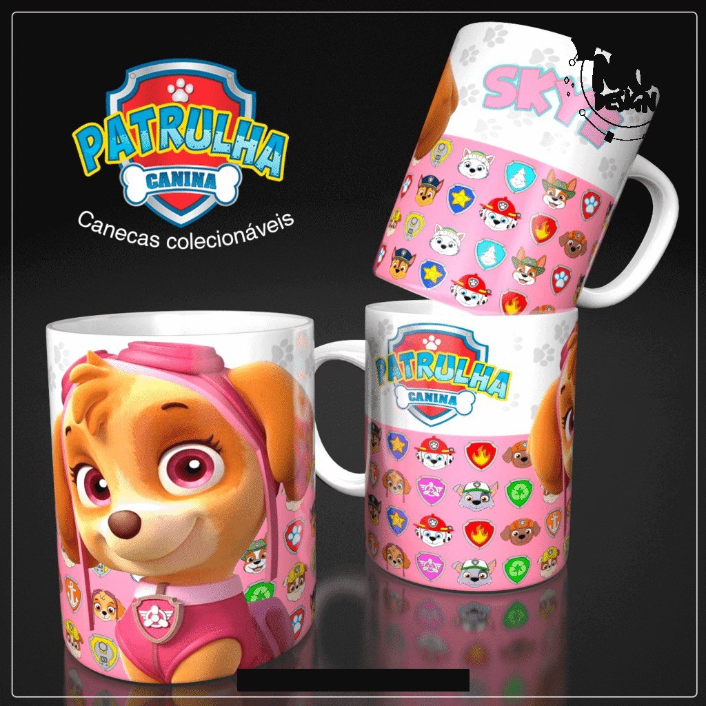 Patrulha Canina - Artes Canecas - Imagem 1