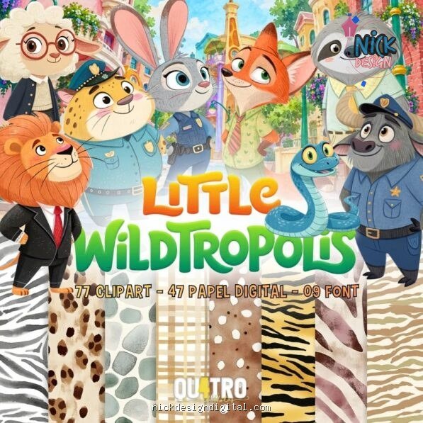 Little Wildtropolis • Zootopia – Kit Digital