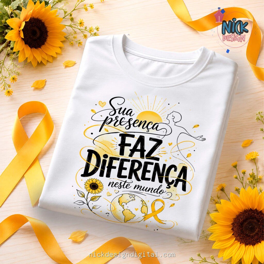 Setembro Amarelo - Artes Camisetas - Imagem 4