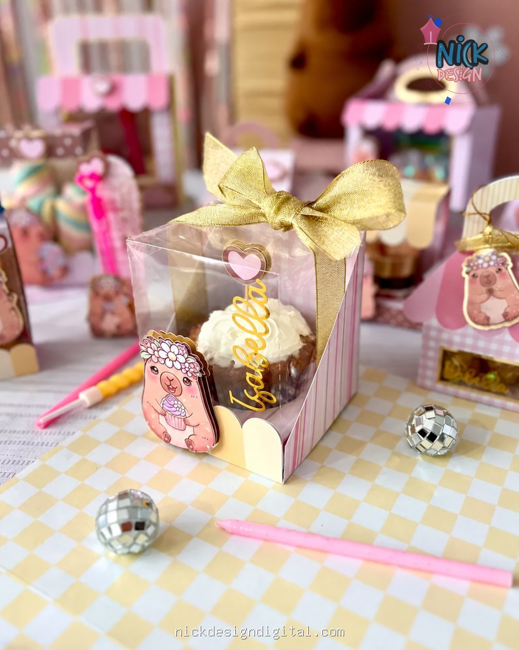 Kit de Reembalagem de Doces Capivara - Imagem 7