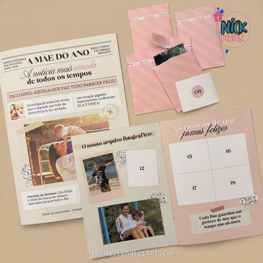 Álbum de figurinha | Edição Dia das Mães (Nilmara) - Imagem 1