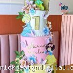 Princesas Disney - Topo de Bolo