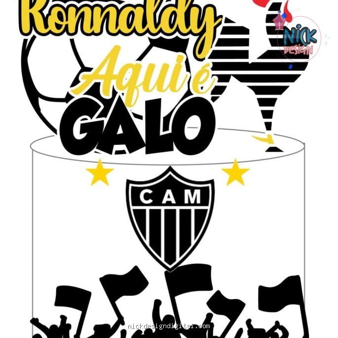 Atlético Mineiro - Topo de Bolo - Imagem 1