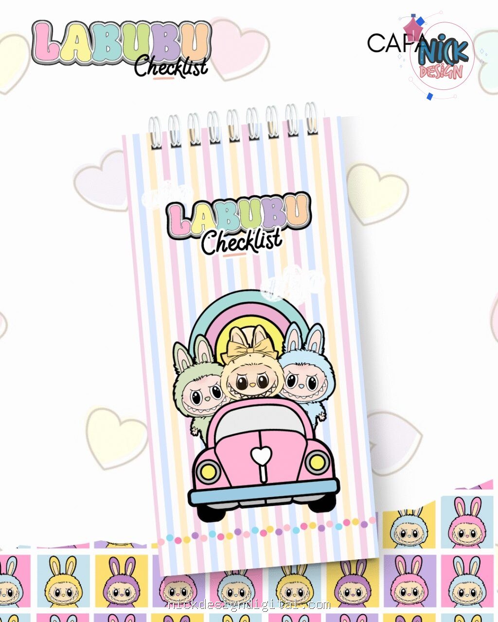 Labubu CheckList Slim - Imagem 7