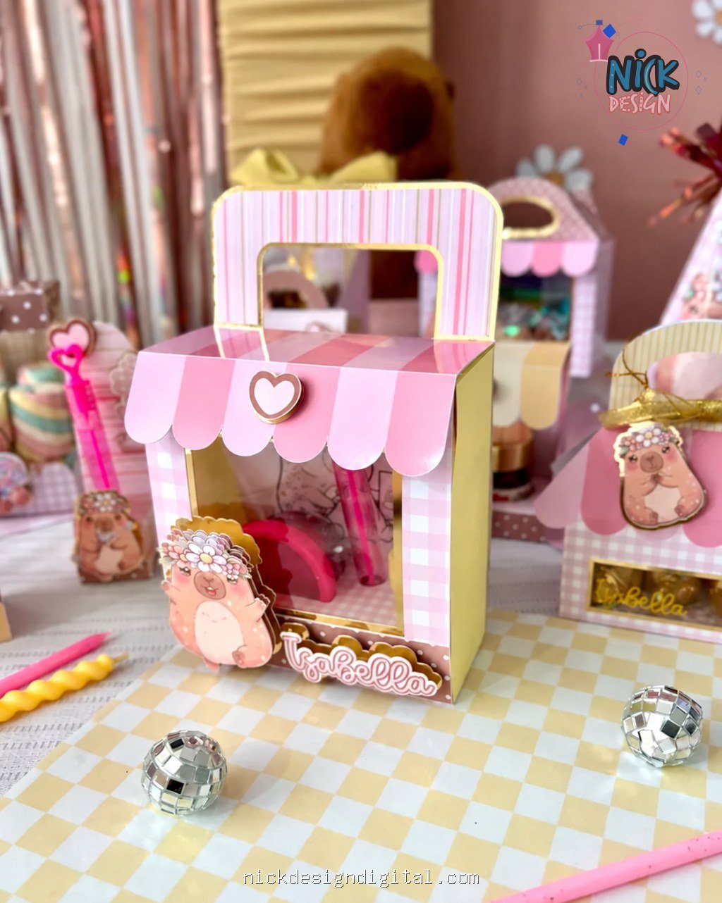 Kit de Reembalagem de Doces Capivara - Imagem 15