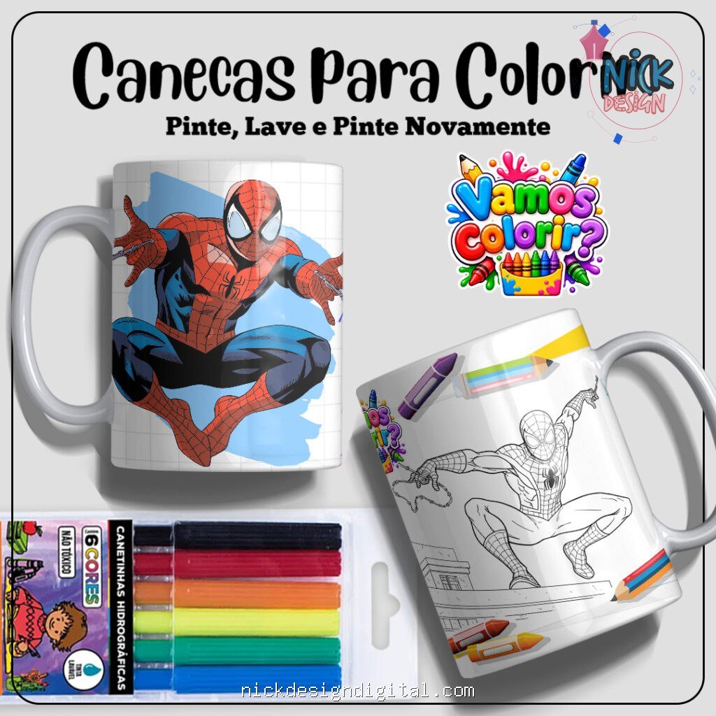 Coleção Dia das Crianças para colorir 2026 - Imagem 7