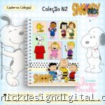 Caderno Colegial Coleção N2 Snoopy