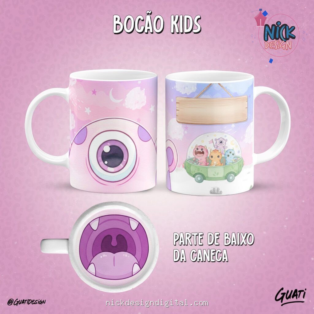 Bocão Kids - Artes para Caneca - Imagem 8