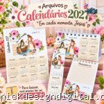 Coleção Calendários Jesus 2027 (Desenhitos da Jana)