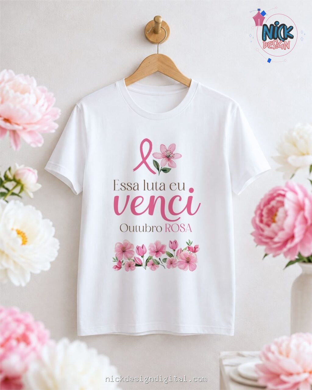 Kit Camisas Outubro Rosa V7 - Imagem 1