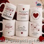 Pack Namorados - Artes Caneca no Canva