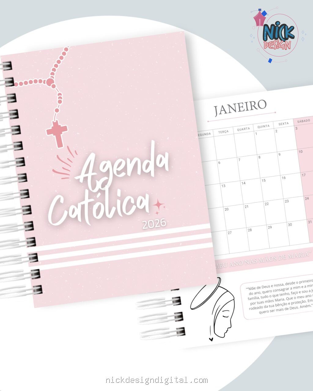 Agenda Católica 2026 (Abelhinha) - Imagem 9