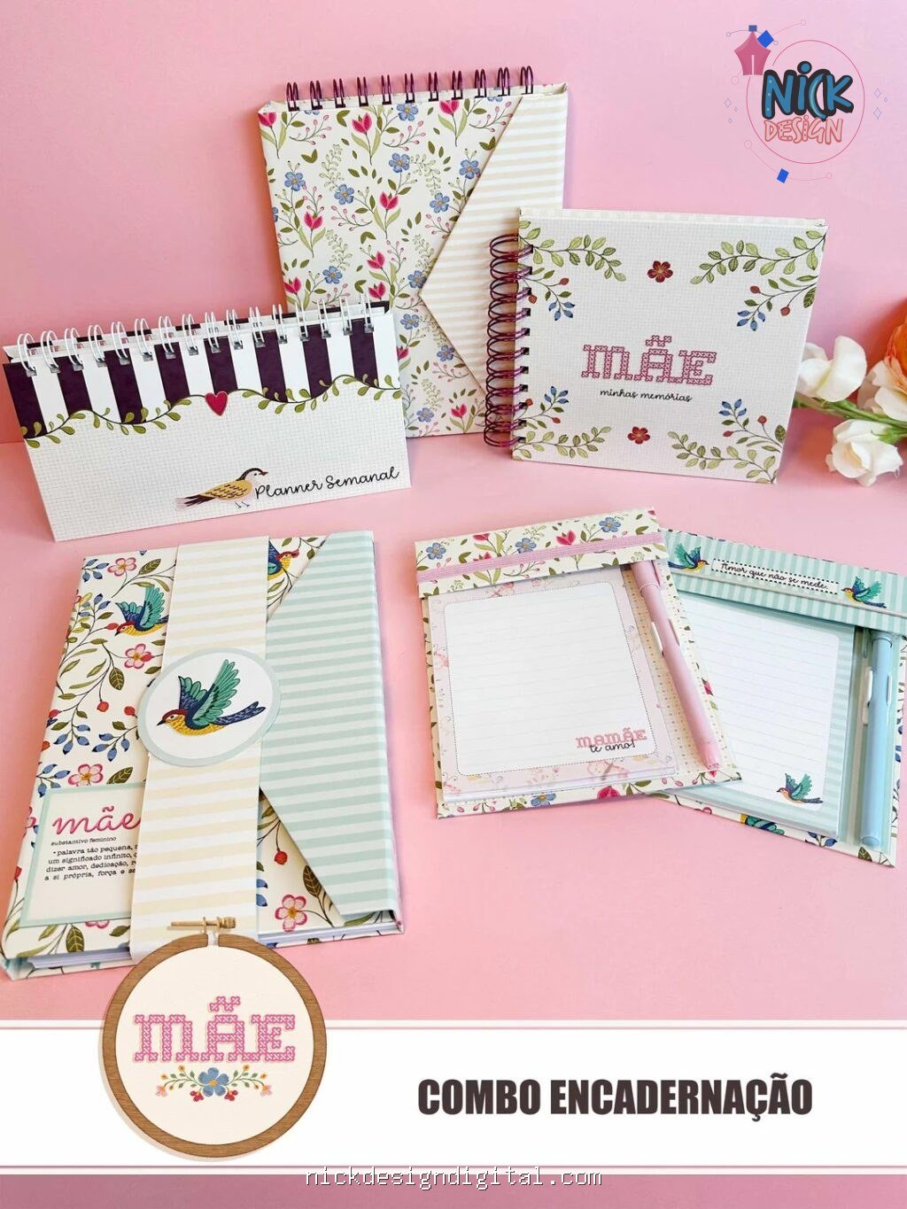 Mãe 2026 - Combo Encadernação (Tita) - Imagem 1