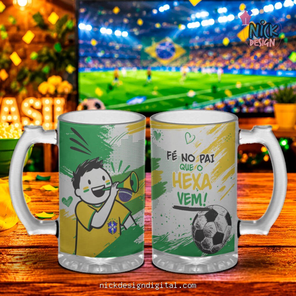 Copa 2026 - Artes para Caneca Chopp - Imagem 5