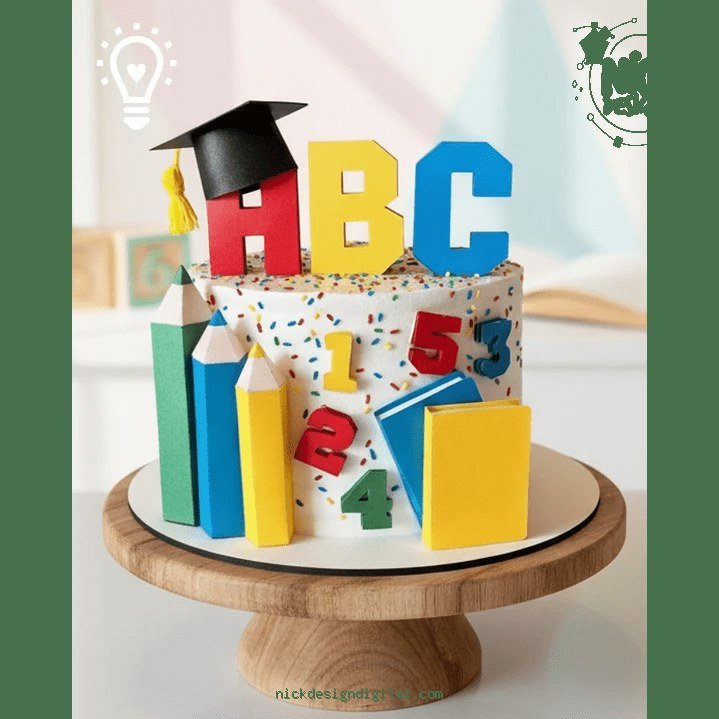 ABC Formatura - Topo de Bolo - Imagem 1