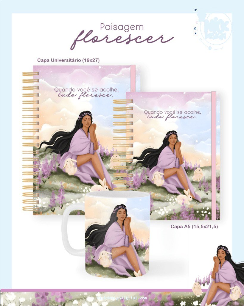 Paisagem Florescer - Escolar Teen Adulto (Pamella)