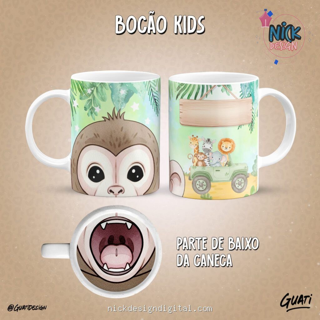 Bocão Kids - Artes para Caneca - Imagem 7