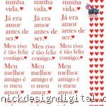 Namorados Frases 2026 DTF UV ( Tamanho A4)