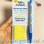 Cartão para Caneta e Post It - Dia do Trabalhador