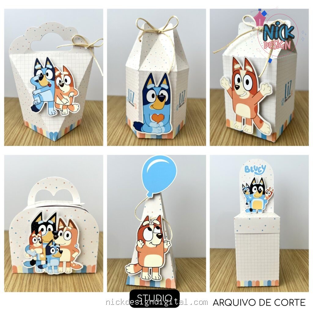 Bluey Dogs Menina - Kit Festa Pronta - Imagem 1