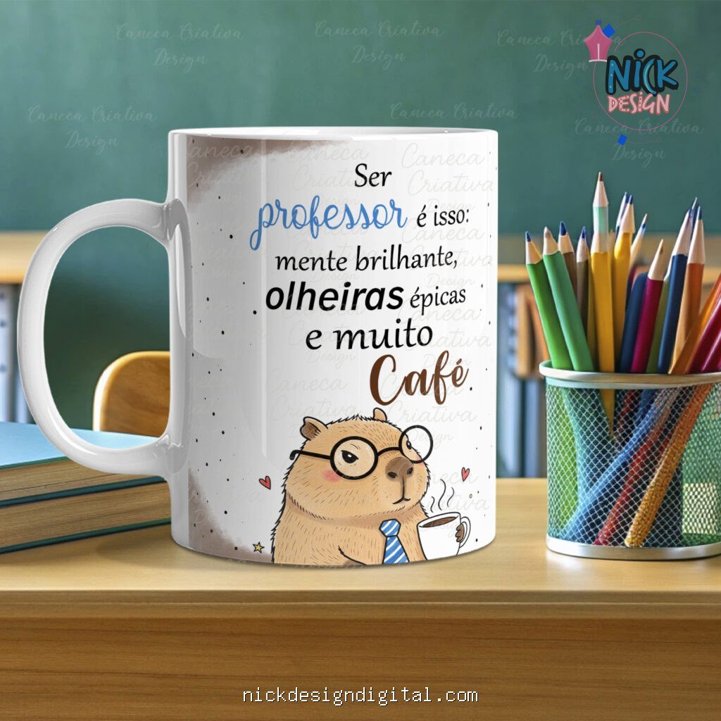 Capivarinhas Professores 2025 (Caneca Criativa) - Imagem 16