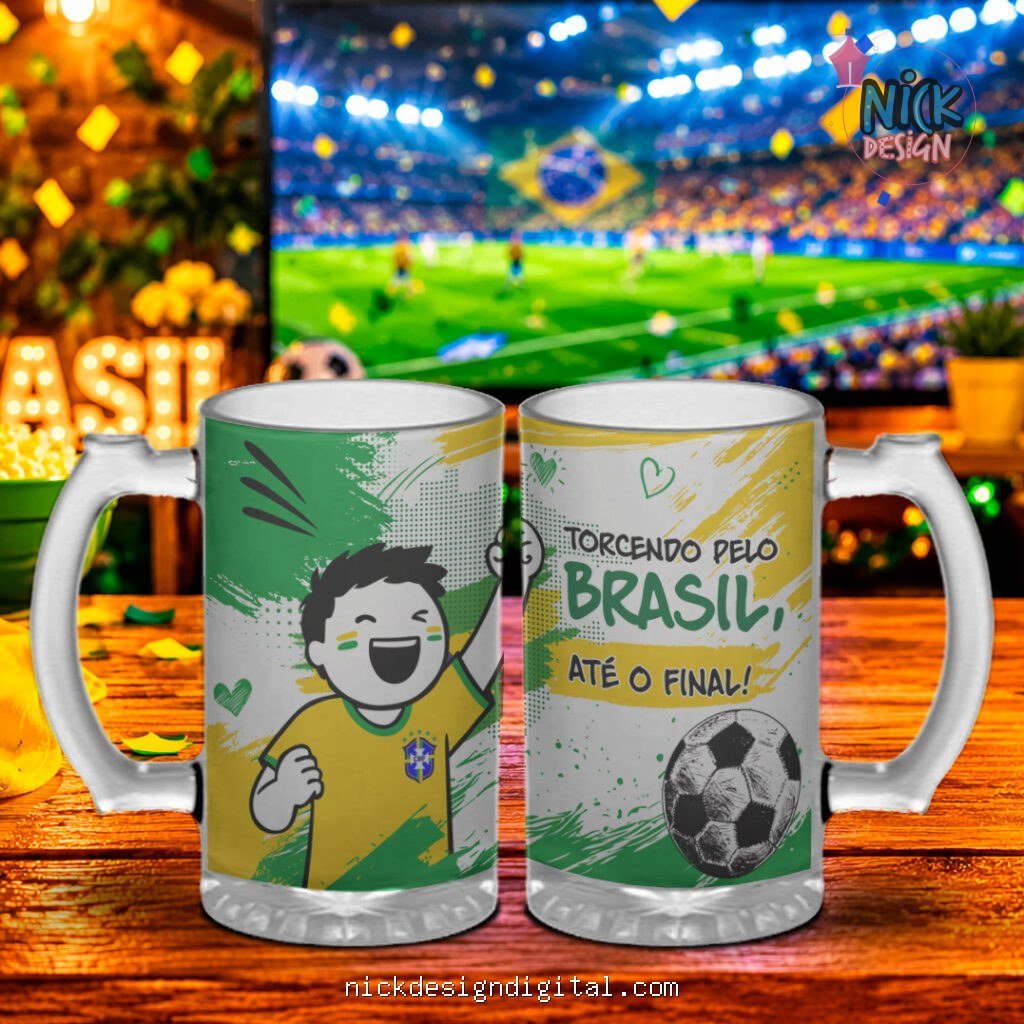 Copa 2026 - Artes para Caneca Chopp - Imagem 2