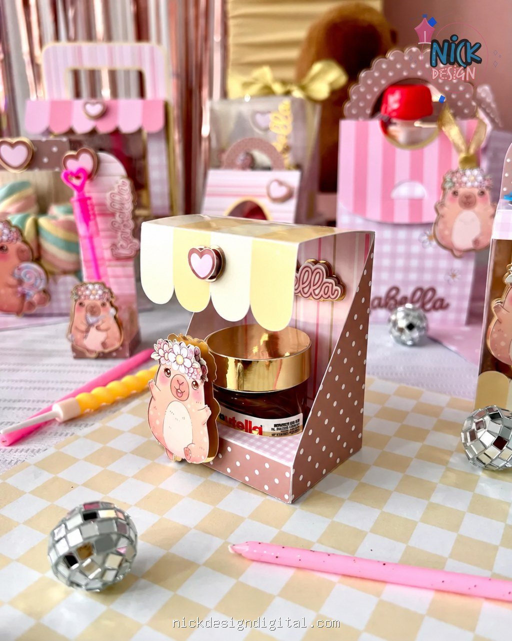 Kit de Reembalagem de Doces Capivara - Imagem 8