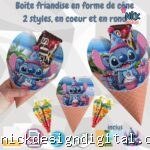 Molde Caixa de Doces - Formato de Cone