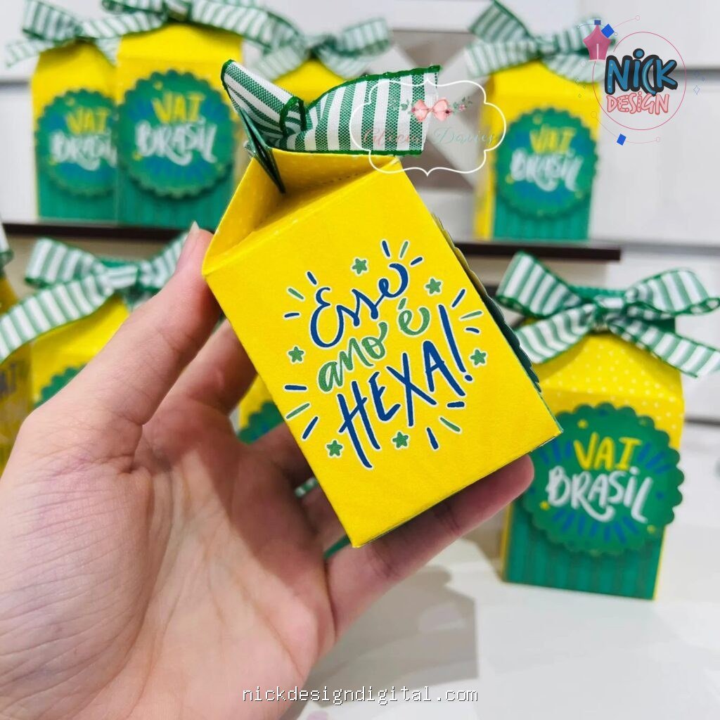 Mini caixa milk Brasil copa 2026 - Imagem 3