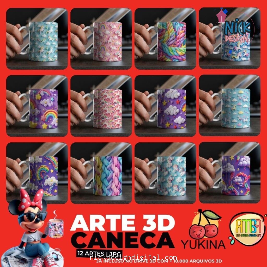 3D - Artes para Caneca - Imagem 2