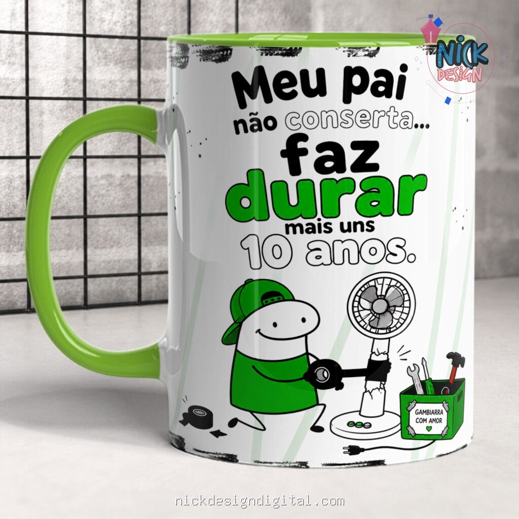 COMBO Pai, Flork divertido 2026 - Artes para Canecas - Imagem 1
