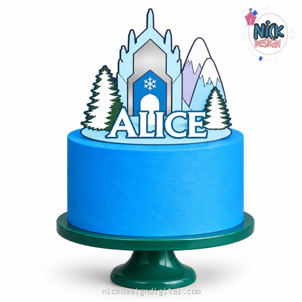 Frozen - Topo de Bolo - Imagem 1