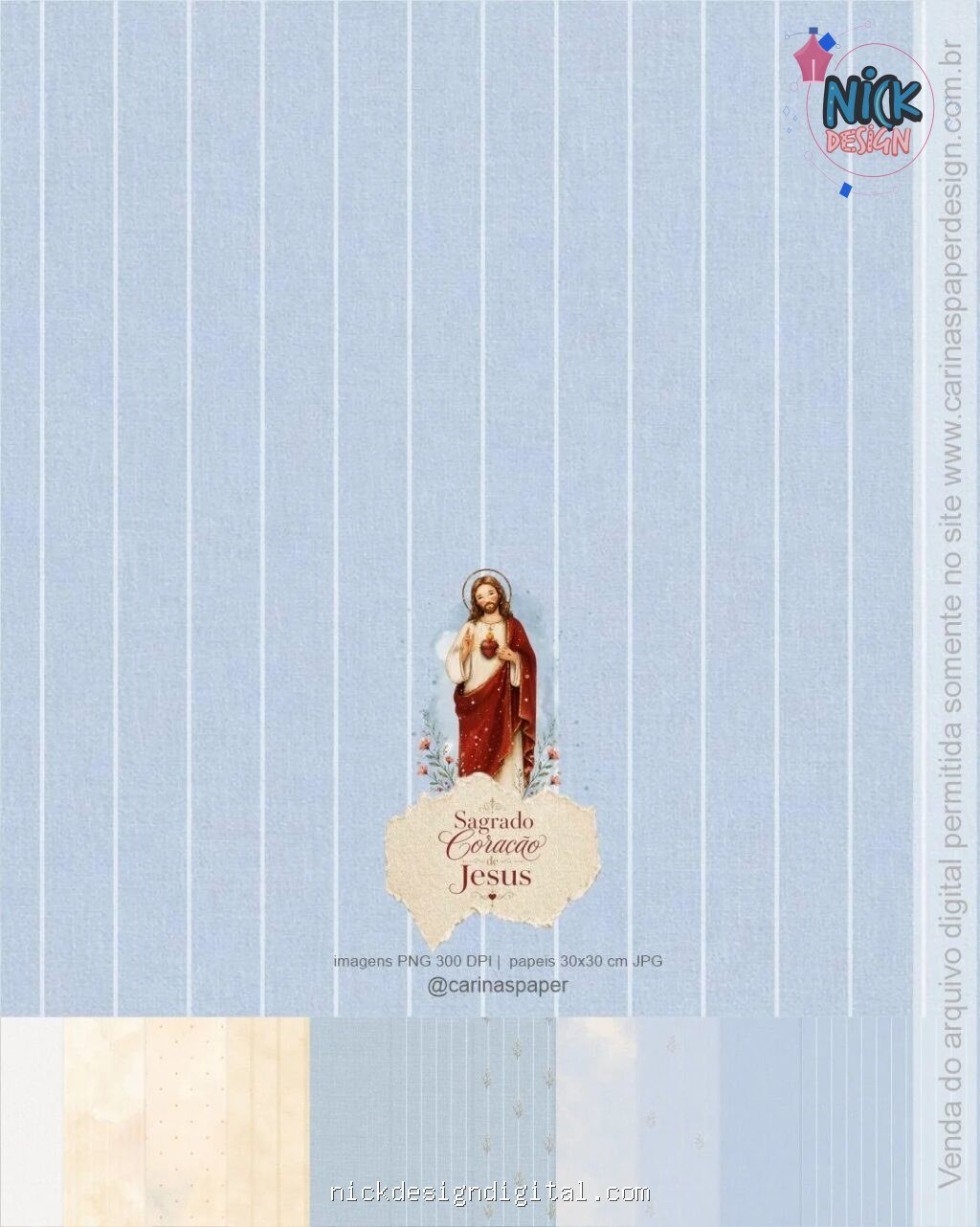 Ilustrações Sagrado Coração de Jesus 2 - Imagem 2