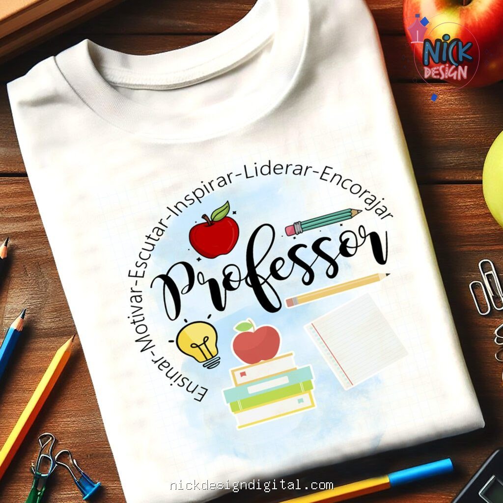 Artes Camiseta Dia dos Professores 2025 - Imagem 4