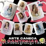 Santinhas V1 - Artes para Caneca