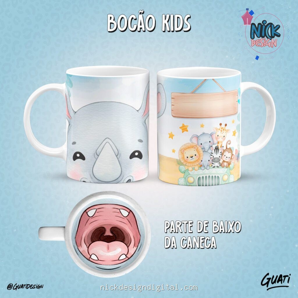 Bocão Kids - Artes para Caneca - Imagem 15