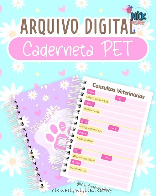 Caderneta Pet - Imagem 1