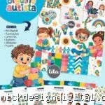 Orgulho Autista - Combo de Ilustrações e Papéis (Tita)