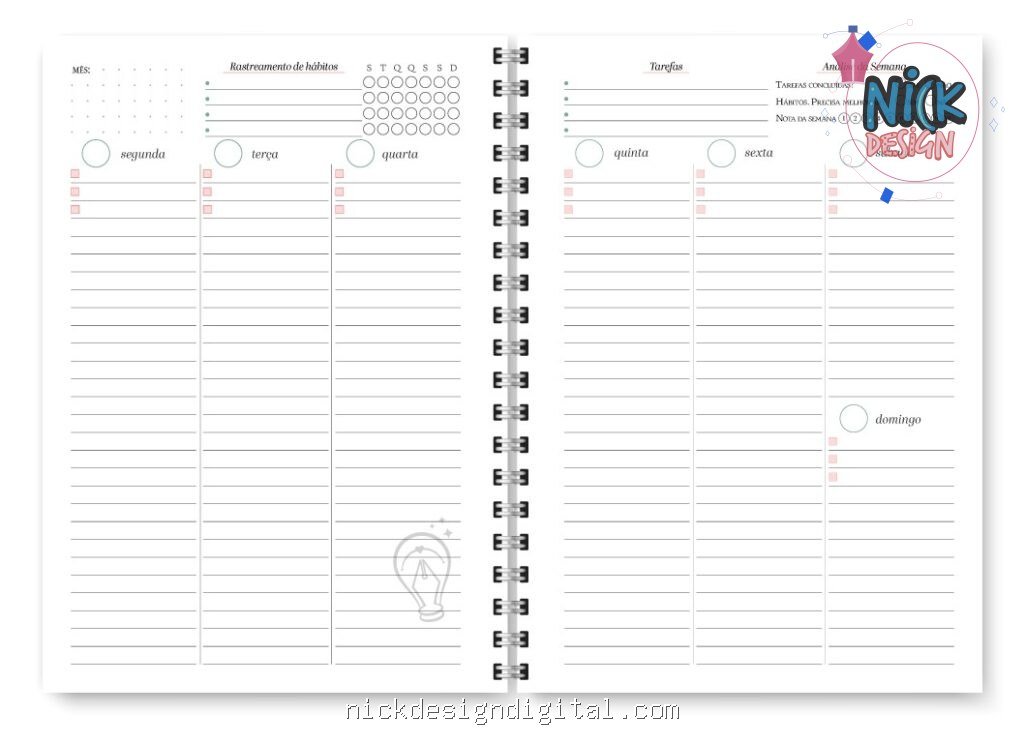 Miolo Planner Spring Permanente (Trilha de Papel) - Imagem 11
