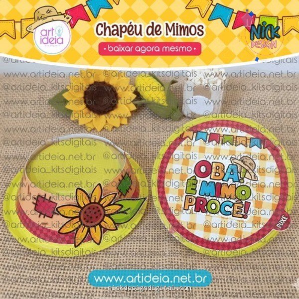 Chapéu de Mimos (Junino - São João) - Imagem 1