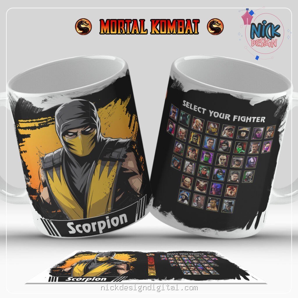 Mortal Kombat - Artes Canecas - Imagem 3