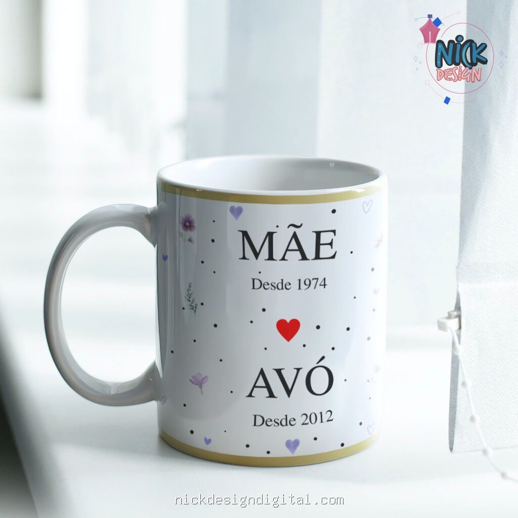 Família Floral - Artes para Caneca - Imagem 8