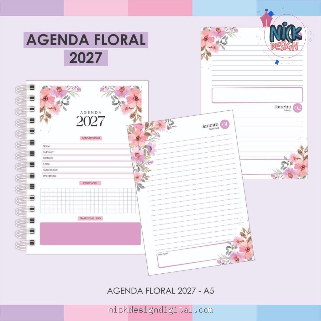 Agenda Floral 2027 - Imagem 1