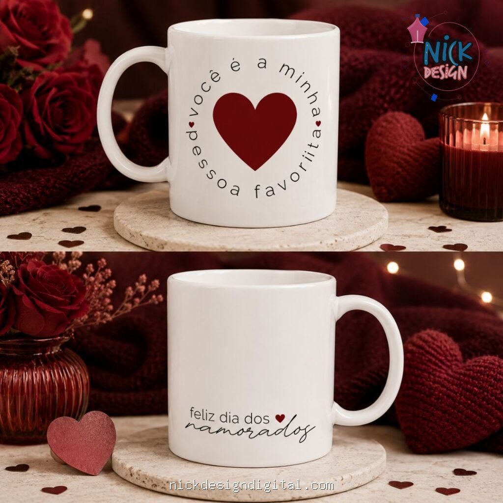 Pack Namorados - Artes Caneca no Canva - Imagem 6