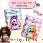 Kit Cadernos Monstrinhos