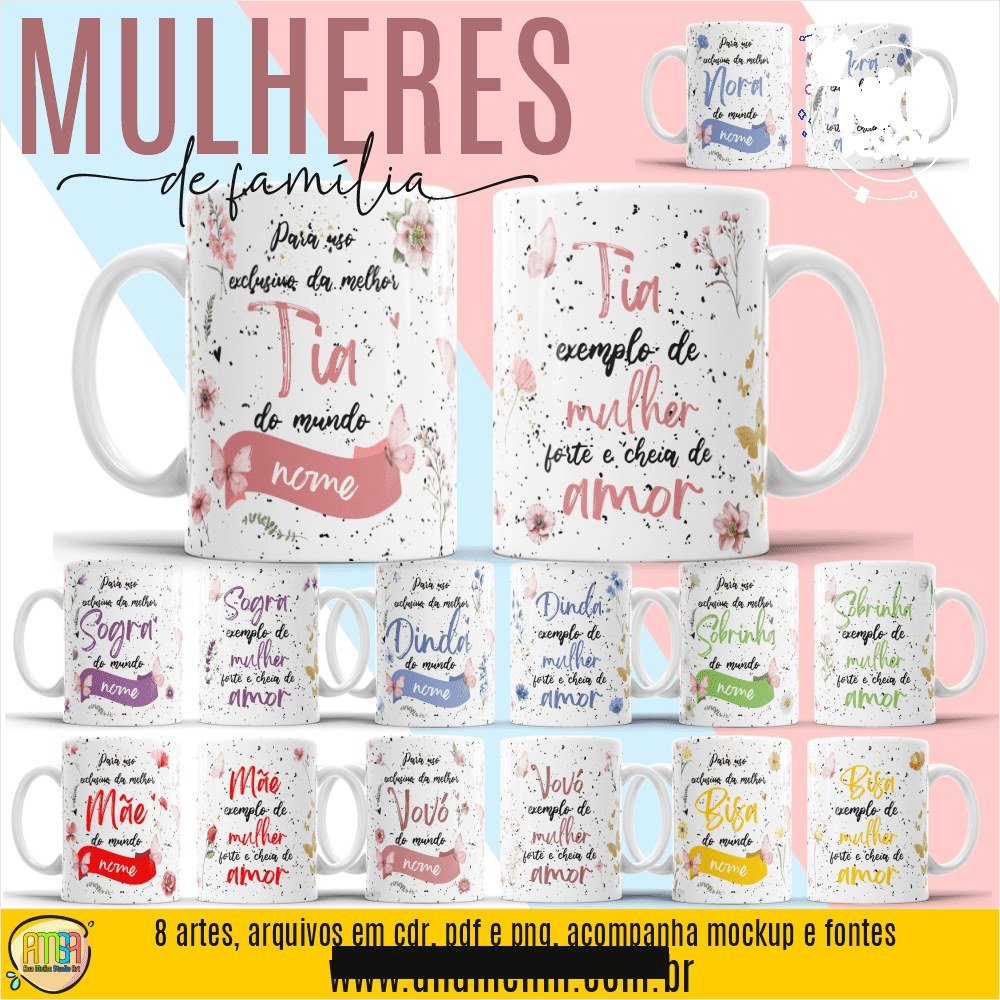 Mulheres de Família Canecas