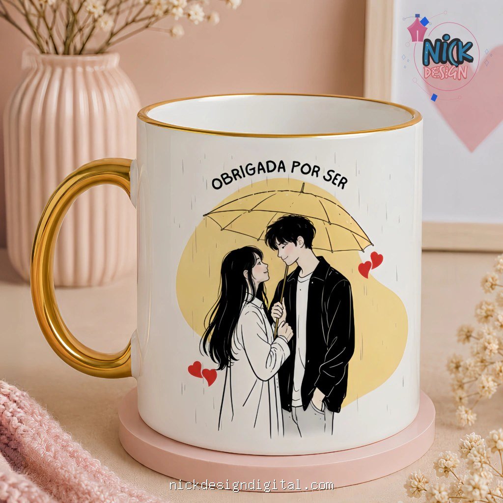 Obrigado por ser o meu Porto Seguro - Arte Avulsa Caneca - Imagem 1