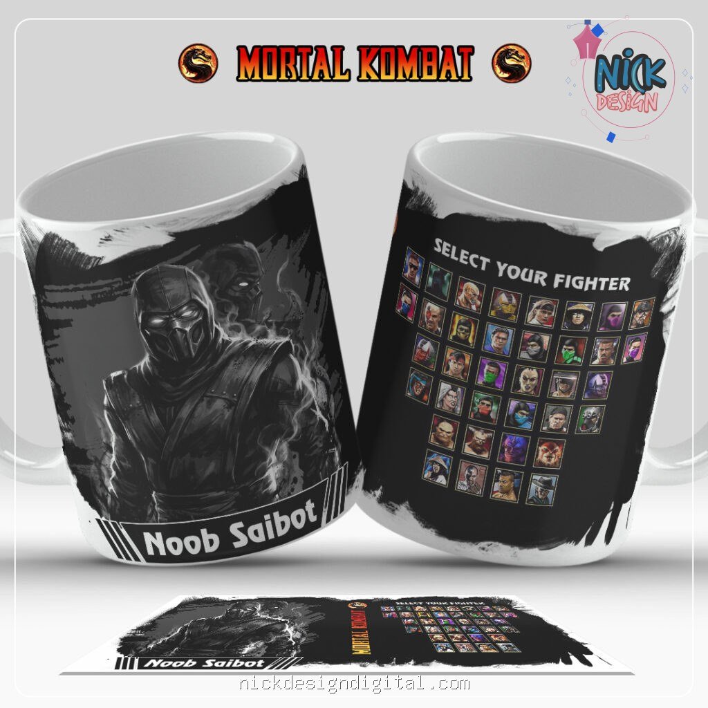 Mortal Kombat - Artes Canecas - Imagem 1