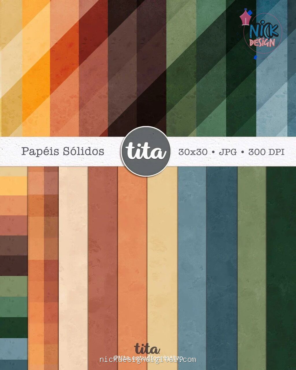 Brasil Tropical - Combão Ilustrações + Papéis (Tita) - Imagem 5